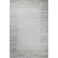 thumbnail image 1 of Bashian R129-SIL-8X10-HG385 7 ft. 9 in. x 9 ft. 9 in. Greenwich Contemporary Wool & Viscose Hand Tufted Area Rug, Silver, 1 of 11