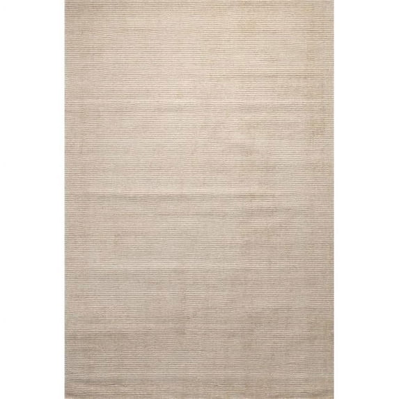 Bashian Rugs 60 x 90" Rectangular Contemporary Wool Area Rug in Beige