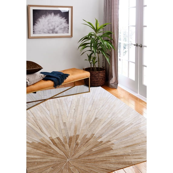 Bashian Rugs Mason Camel Contemporary Area Rug 8' X 10'