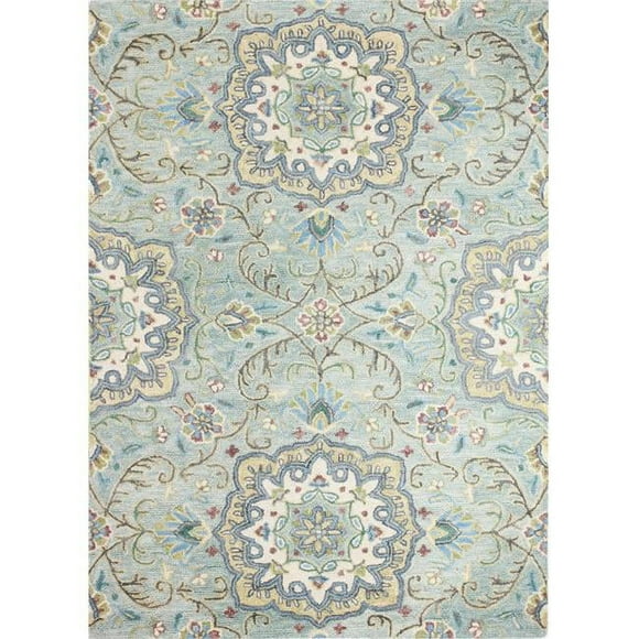 Bashian Rugs  Nura Lt.Green Transitional Area Rug 3'6" X 5'6"