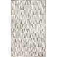 thumbnail image 1 of Bashian  Santa Fe Collection Geometric Contemporary Leather Hand Stitched Area Rug - Grey - 8 x 10 ft., 1 of 1