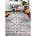 thumbnail image 1 of Bashian S231-ASH-4X6-SE1002 3 ft. 6 in. x 5 ft. 6 in. Sierra Collection Transitional Polpropylene Power Loom Area Rug, Ash, 1 of 5