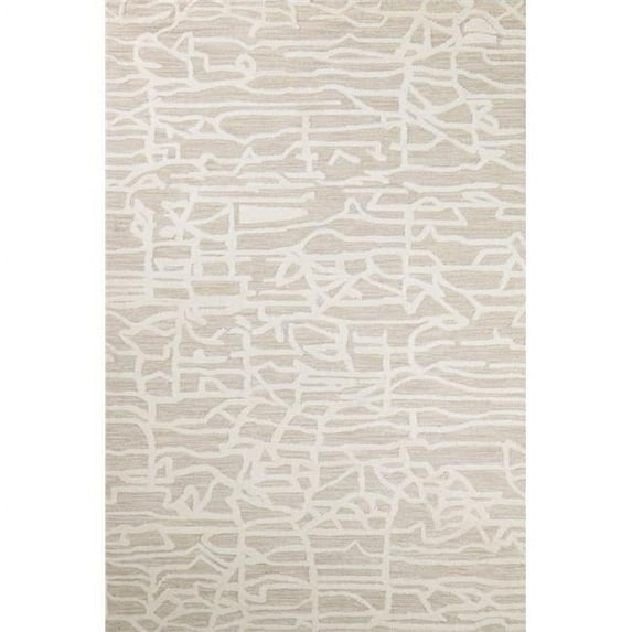 Bashian Transitional Area Rug Beige 7'6" X 9'6"