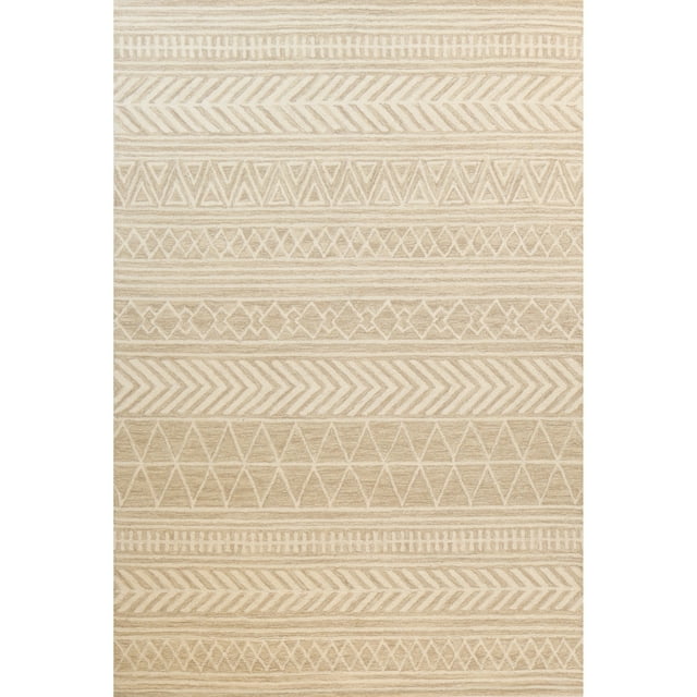 Bashian Valencia Nuncio 8'6" x 11'6" Area Rug in Beige