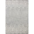 thumbnail image 1 of Bashian  Venezia Collection Geometric Transitional 100 Percent Wool Hand Tufted Area Rug - Grey - 3 ft. 6 in. x 5 ft. 6 in., 1 of 1