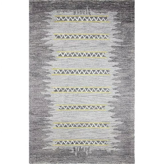 Bashian Venezia Eddie 5' x 7'6" Area Rug in Gray