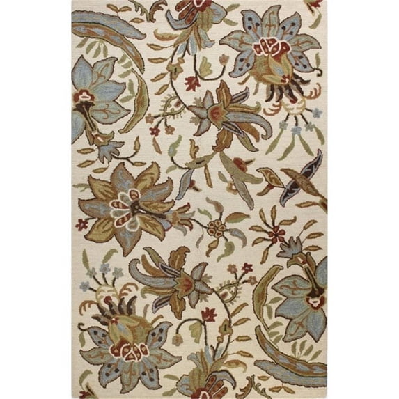 Bashian Wallace Transitional Floral Area Rug