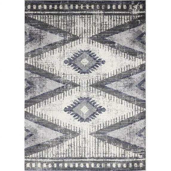 Bashian Xaniva Transitional Area Rug Iv/Grey 3'6" X 5'6"
