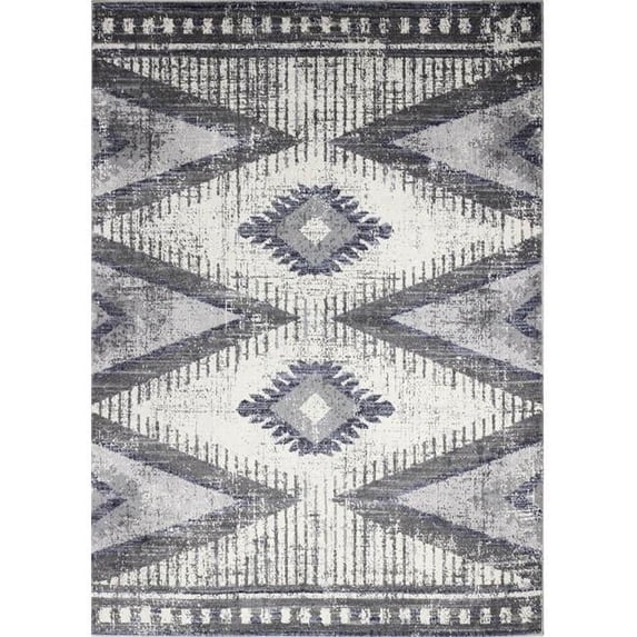 Bashian Xaniva Transitional Area Rug Iv/Grey 5' X 7'6"