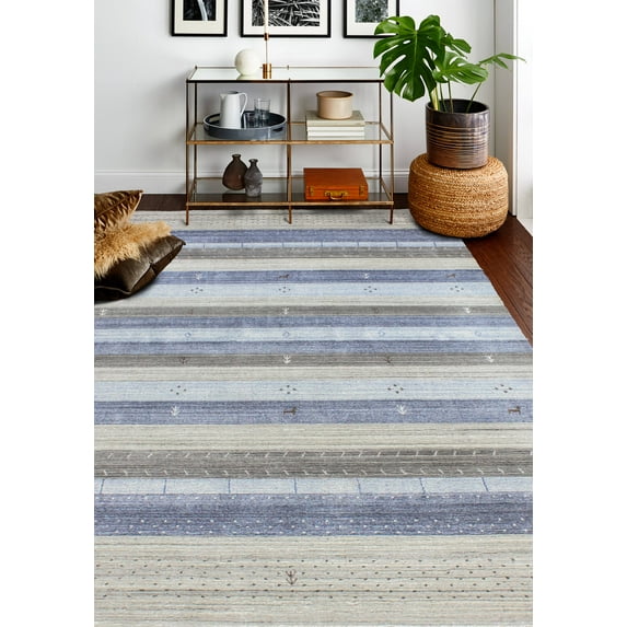 Bashian Zaada Contemporary Striped Area Rug