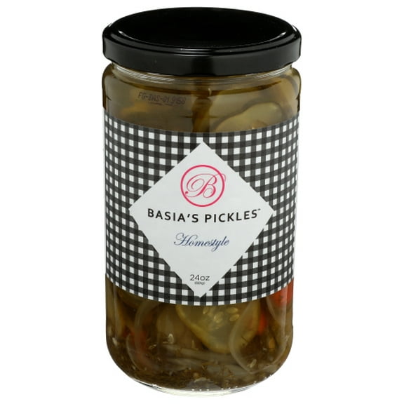 Basias Pickles Homestyle 24 oz (Pack of 12)