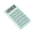 thumbnail image 1 of Basic 4 Function Calculator for Students and Office | Small, Portable, and Easy-to-use - Suitable for School and Office Essentials (Green), 1 of 6