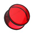 thumbnail image 1 of Basic Acrylic No Flare Ear Gauge Plug Earrings, 1 of 6