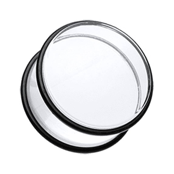 Basic Acrylic No Flare Ear Gauge Plug Earrings
