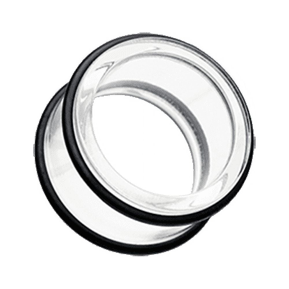 Basic Acrylic No Flare Ear Gauge Tunnel Plug Earrings