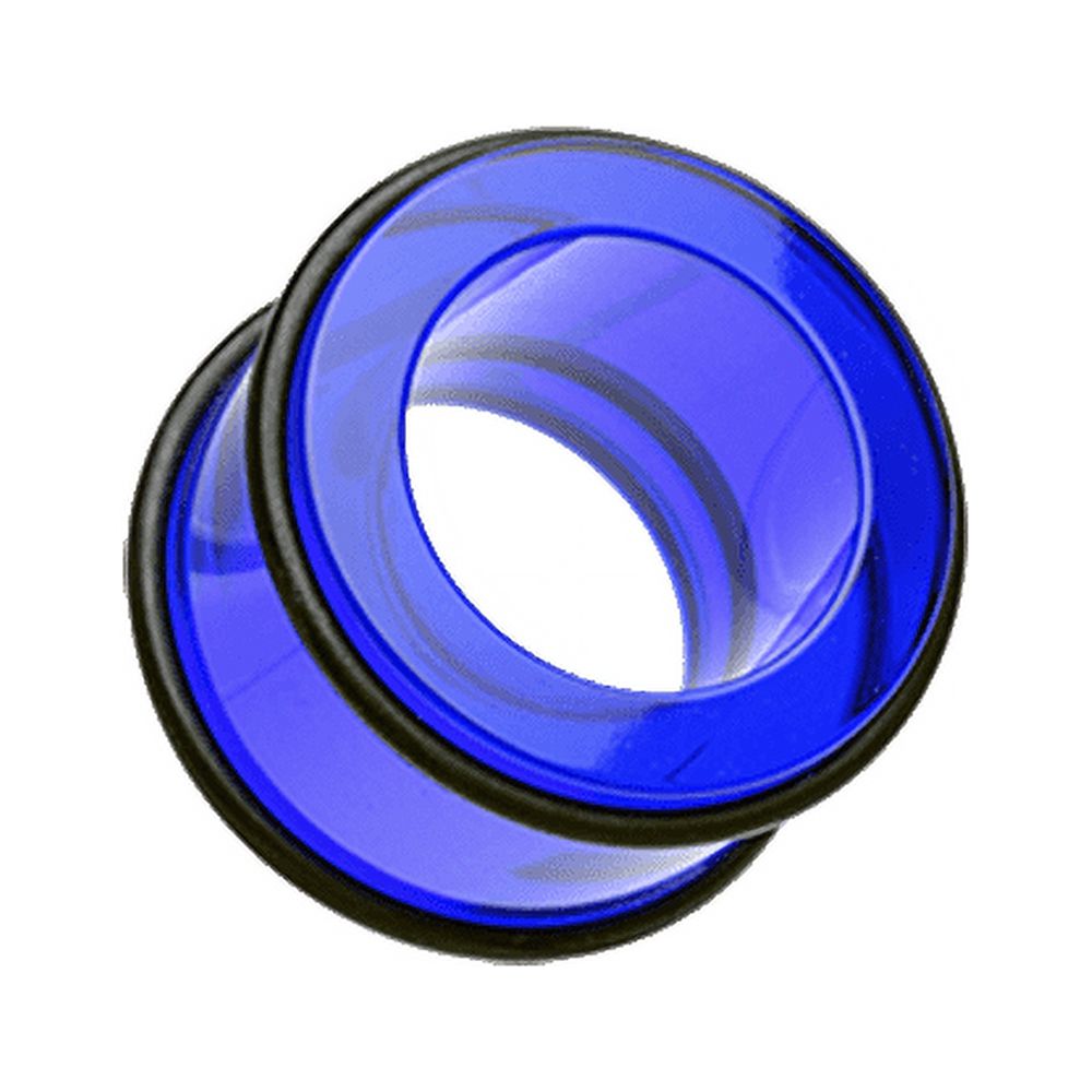 Basic Acrylic No Flare Ear Gauge Tunnel Plug Earrings