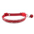 thumbnail image 1 of Basic Adjustable Cat Collar Bling Diamond Breakaway with Bell for Kitten Girl boy, 1 of 6