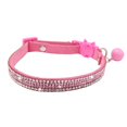 thumbnail image 1 of Basic Adjustable Cat Collar Bling Diamond Breakaway with Bell for Kitten Girl boy, 1 of 6