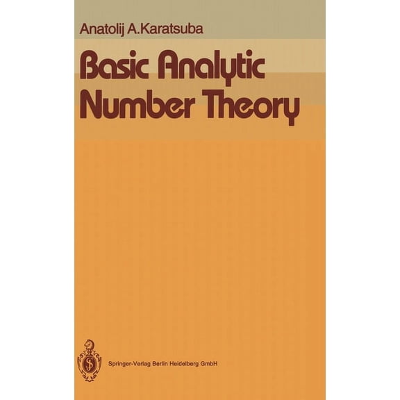 Basic Analytic Number Theory, (Hardcover)