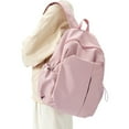 thumbnail image 1 of Basic Backpack for High School Women Men, Simple Bookbag Lightweight Casual Daypack, College Backpack Waterproof School Bag Carry on Laptop Backpack Daily Rucksack, Pink, 1 of 9