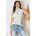 thumbnail image 1 of Basic Bae Full Size Ribbed Turtleneck Tank, 1 of 10