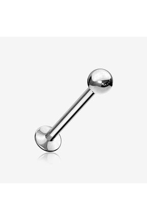 Basic Ball Top Threadless Push-In Steel Labret