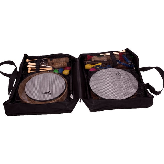 Basic Beat BB25BAG Percussion Carrying Bag, Large - Holds 25 Instruments, Easy Transport, Mesh Pockets