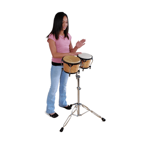 Basic Beat BB571PKG Key-Tuned Bongos with BB97 Stand