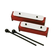 Basic Beat BBR2 Resonator Bells Set Pitches (D2 & A2) with 7.25 Mallets, 2-Pack