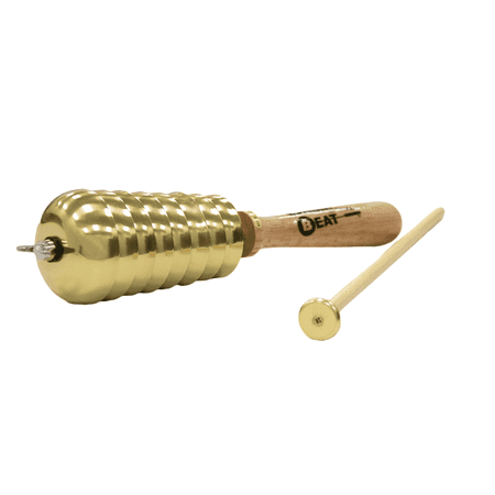 Basic Beat BBTR8 Handheld Bell Tree - Lightweight 8-Inch Chime Instrument with Wooden Handle and Mallet