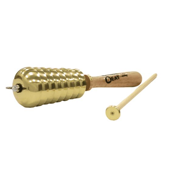 Basic Beat BBTR8 Handheld Bell Tree - Lightweight 8-Inch Chime Instrument with Wooden Handle and Mallet