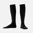 thumbnail image 1 of Black Long Scrunchie Socks, 1 of 1