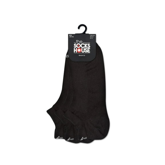 Basic Black Trainer Socks with 3 Pairs