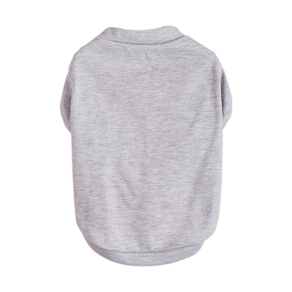 Basic Blank T-Shirt for Small Dogs Soft Breathable Dog Tee Pullover Design Plain Color Pet Clothing Summer Puppy Cat Cloth Lightweight Vacation Apparel