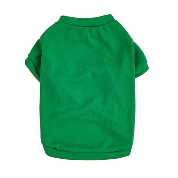 Basic Blank T-Shirt for Small Dogs Soft Breathable Dog Tee Pullover Design Plain Color Pet Clothing Summer Puppy Cat Cloth Lightweight Vacation Apparel