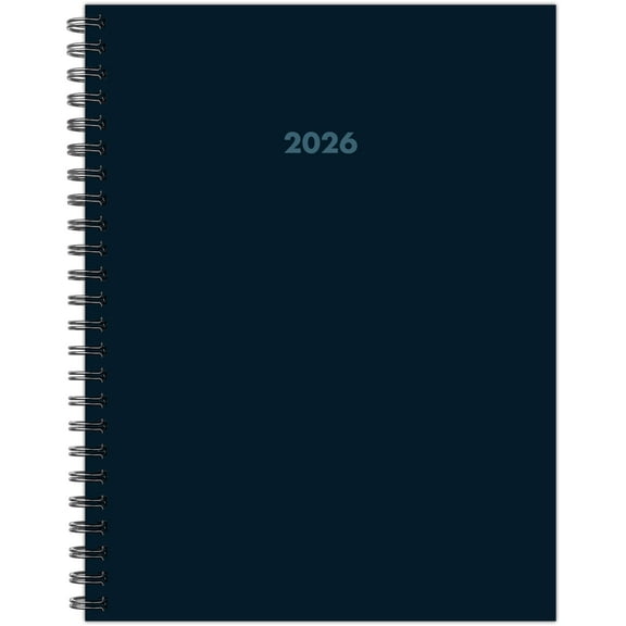 Basic Blue 2026 6.5" x 8.5" Weekly Monthly Softcover Planner