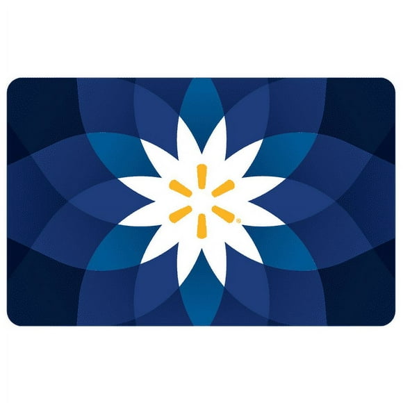 Basic Blue Flower Walmart eGift Card