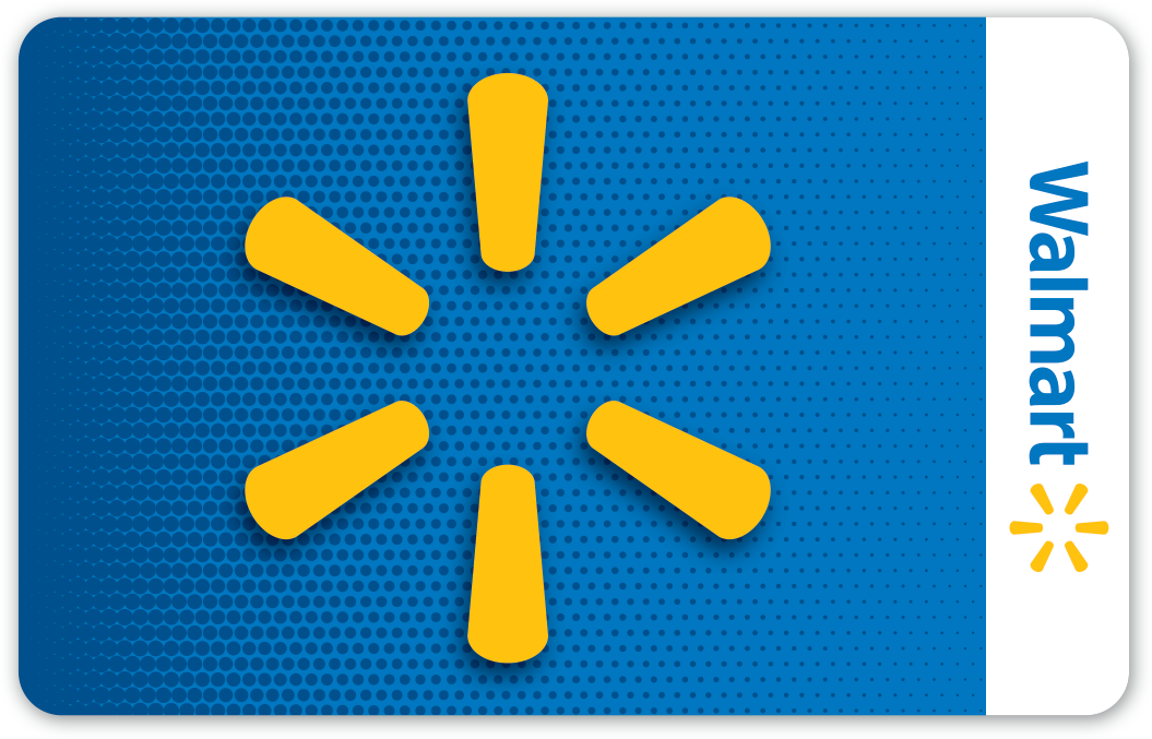 Basic Blue Yellow Spark Walmart Gift Card - image 1 of 2