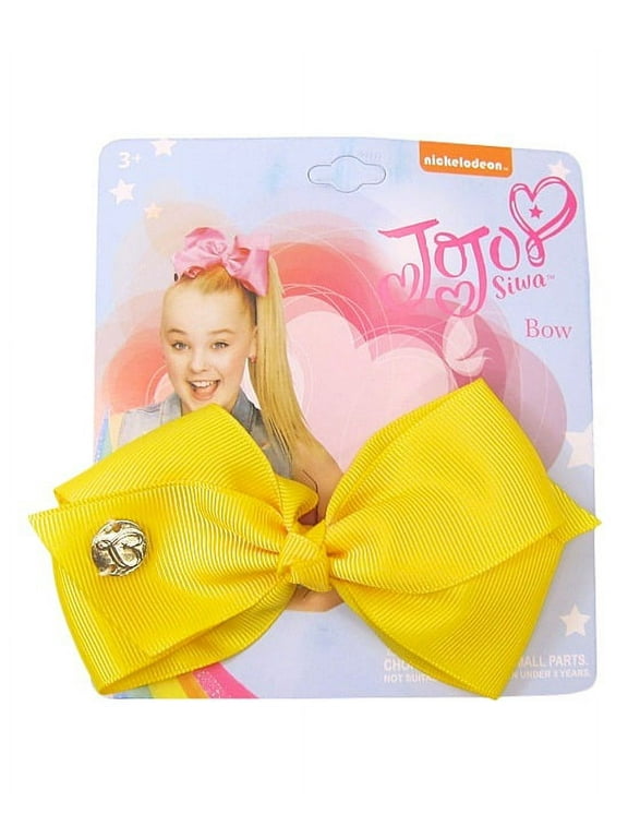Basic Bow Clips Hair Pins Girls - Jojo Siwa, Yellow