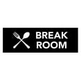 thumbnail image 1 of Basic Break Room Sign (Black) - Small, 1 of 5