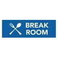 thumbnail image 1 of Basic Break Room Sign (Blue) - Large, 1 of 5