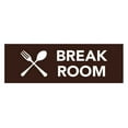 thumbnail image 1 of Basic Break Room Sign (Dark Brown) - Large, 1 of 5