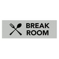 thumbnail image 1 of Basic Break Room Sign (Lt Gray) - Medium, 1 of 5