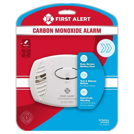 Basic CO Alarm w/ 9V Battery