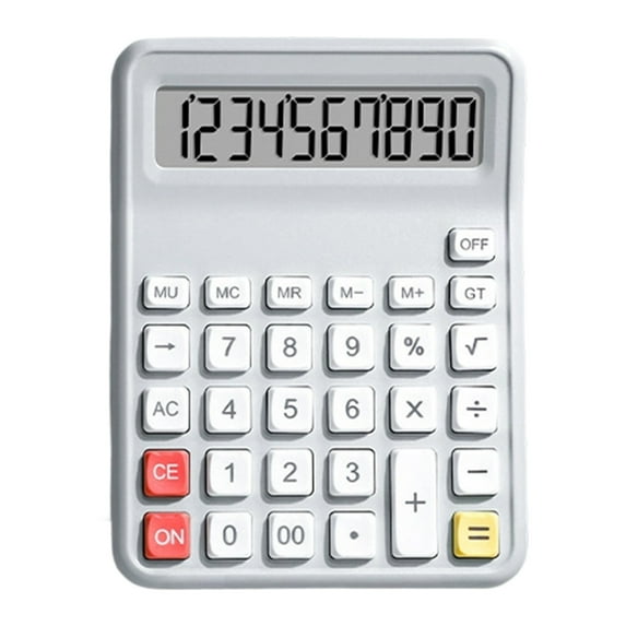 Basic Calculator with Silent Keyboard, Portable for School, Office, Home Use, Performs Simple Math Operations like Addition, Subtraction, Multiplication, Division