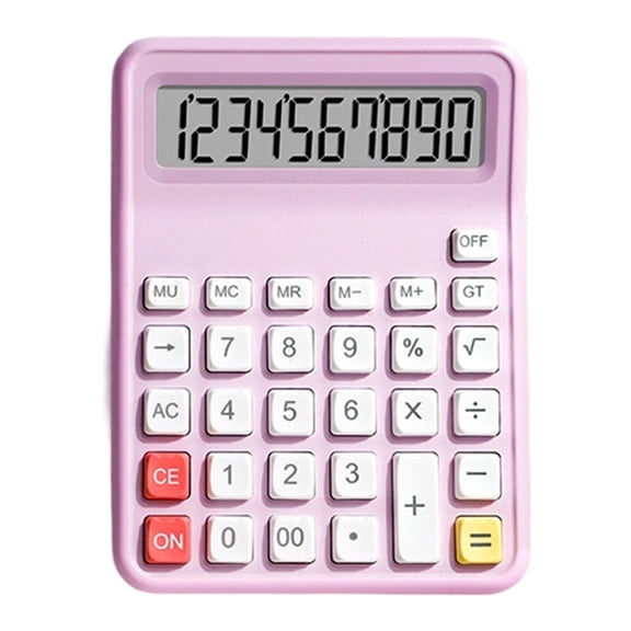 Basic Calculator with Silent Keyboard, Portable for School, Office, Home Use, Performs Simple Math Operations like Addition, Subtraction, Multiplication, Division