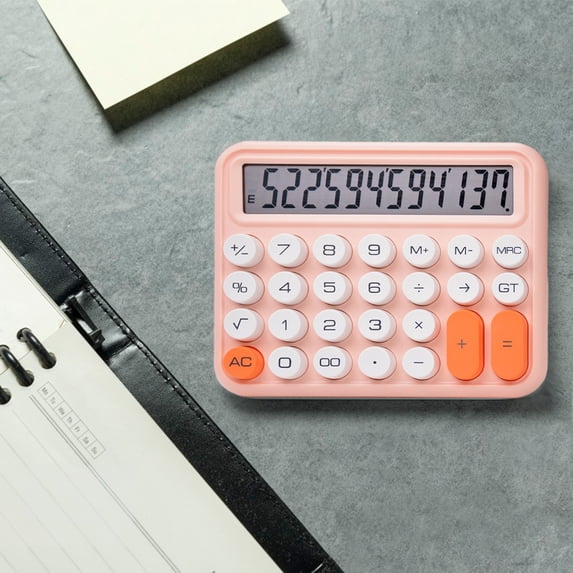 Basic Calculators, Desktop Tablet Calculator Simples-thin 12-digit Screen Display Clear And Easy To Open And Read Office Student Business Gift Calculator