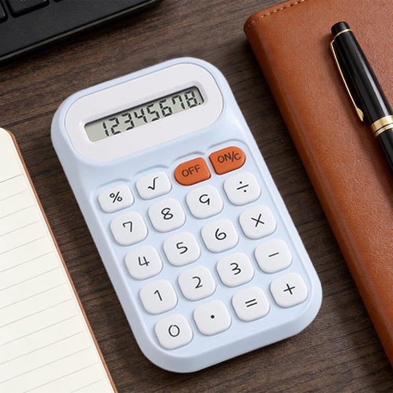 Basic Calculators, PalmSized 8Digit Calculator Portable Mini Pocket Calculatorto Use For Home OfficeSchool Business