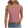thumbnail image 1 of Basic Camisole For Women Tanks Tops Business 2025 Loose Dressy Work Shirt Summer Sleeveless Casual Shirts, 1 of 7