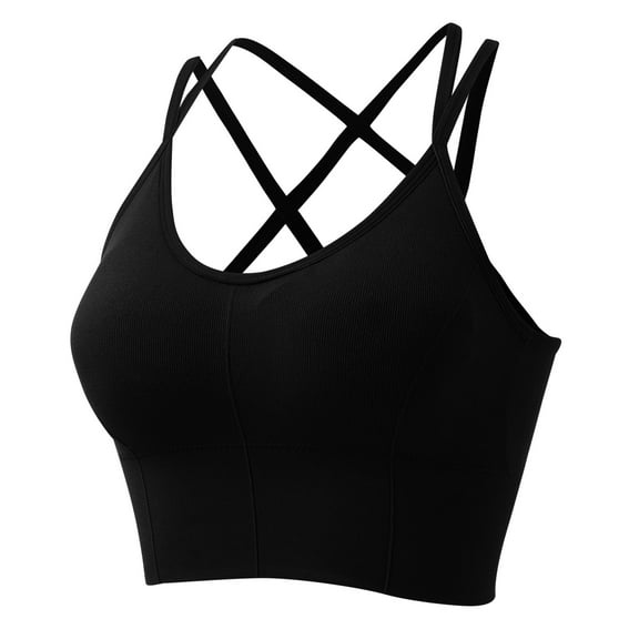 Basic Camisole For Women Tanks Tops Slim Strap For With Underlay Outwear Spicy Girl Back Short With Chest Cushion Basic Casual Slim Layering Top